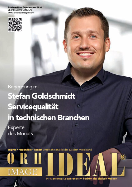 Cover Orhideal IMAGE Magazin Magazin August 2024 mit Stefan Goldschmidt - Servicequalität<br>in technischen Branchen