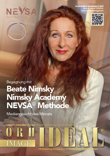 Cover Orhideal IMAGE Magazin Magazin September 2024 mit Beate Nimsky - Nimsky Academy<br>NEVSA© Methode