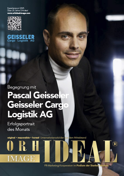 Cover Orhideal IMAGE Magazin Magazin Februar 2025 mit Pascal Geisseler - Geisseler Cargo Logistik AG