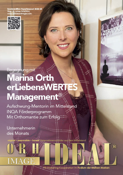 Cover Orhideal IMAGE Magazin Magazin März 2025 mit Marina Orth - erLiebensWERTES Management®